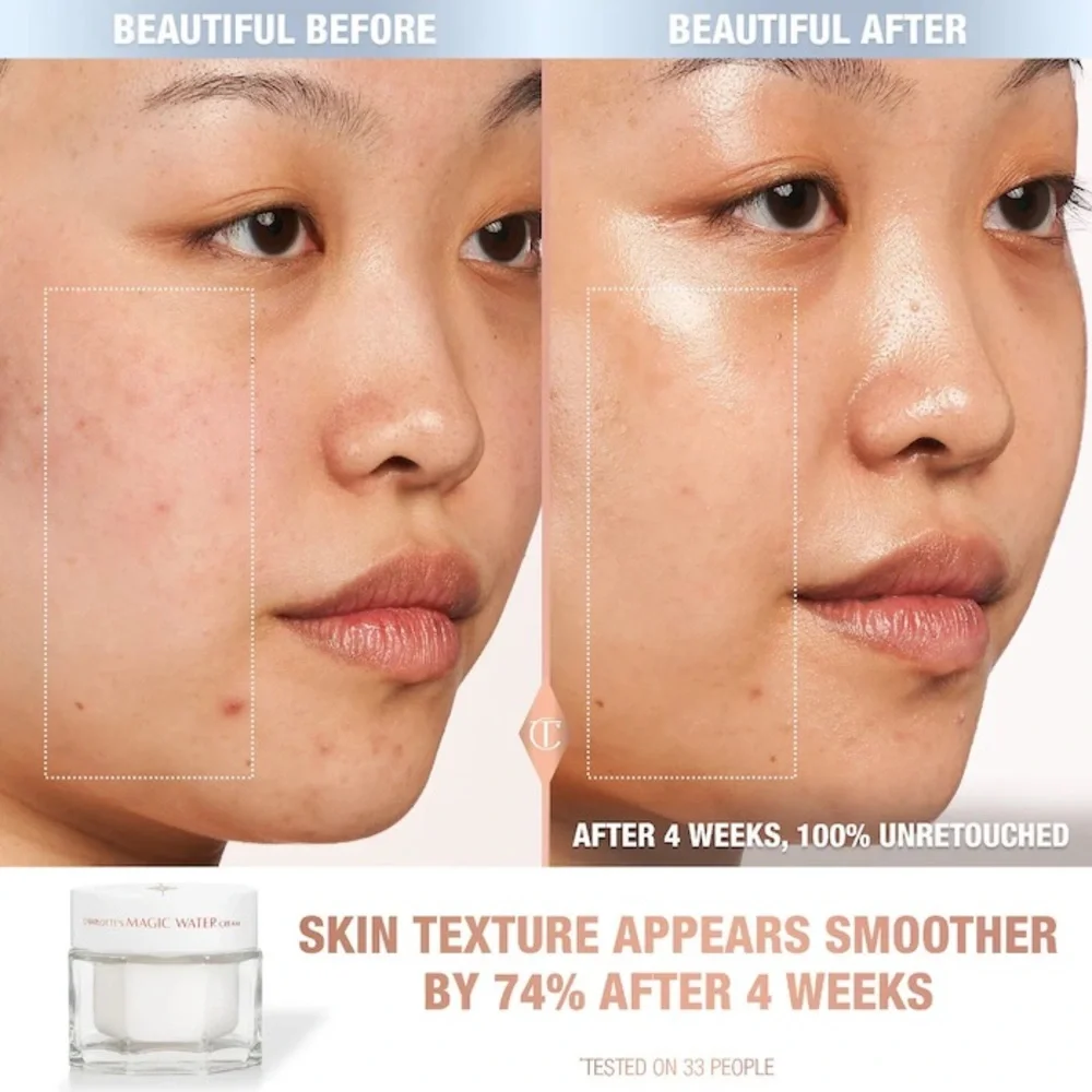 Oily skin heaven !CHARLOTTE'S MAGIC WATER CREAM 42ml MOISTURISER(50ml fr 100!$)